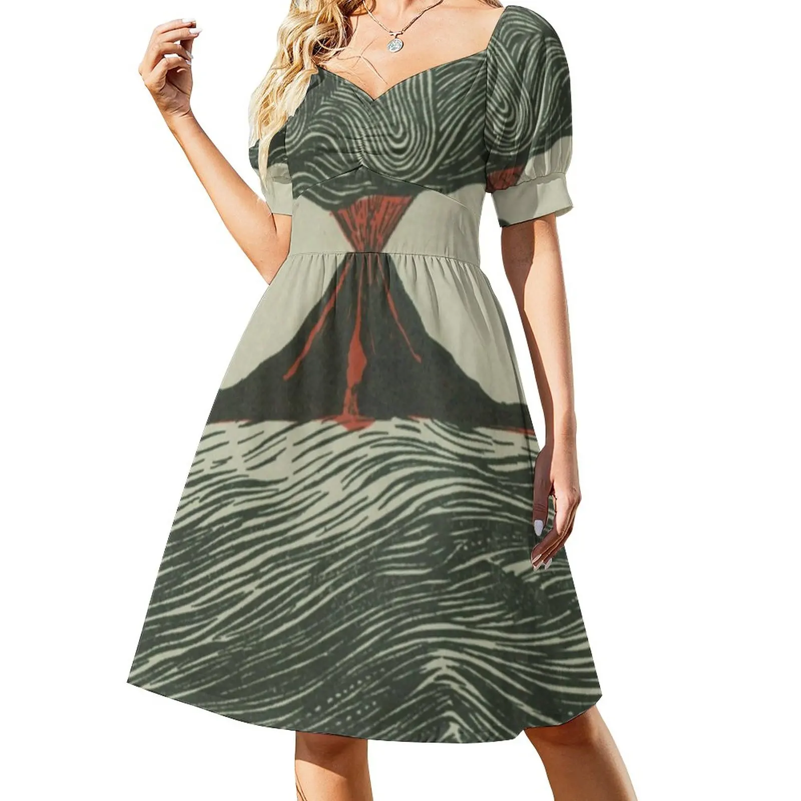 

Женское вечернее платье без рукавов Volcano, элегантное платье с вырезом под дерево, модель 2024 года