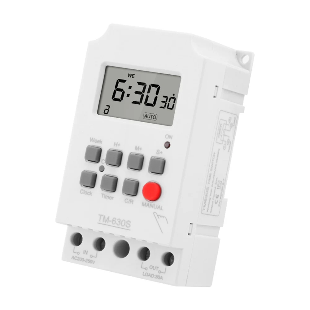 

1PC Timer Switch TM630S-2 For Streetlight Neon Light (sign) Lamp Water Heater Air Conditioner Digital Microcomputer Timer