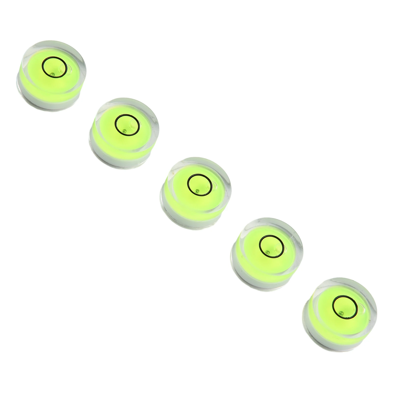 5pcs Mini Round Accuracy Bubble Level Bullseye Instrument Horizontal Precision Bubble Level Measuring Tool