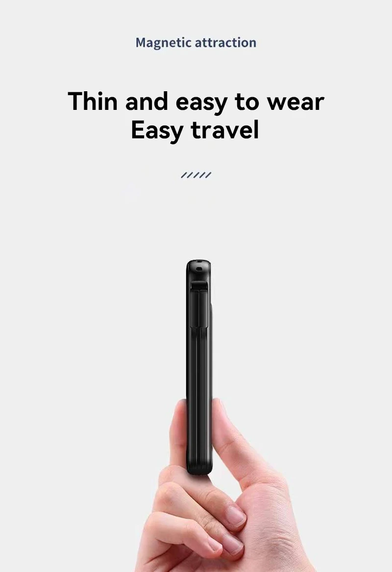 Xiaomi 50000mAh Power Bank Wireless Charging Magsafe Power Bank Magnetic Charging Built-in Cable For Iphone Huawei Samsung 5