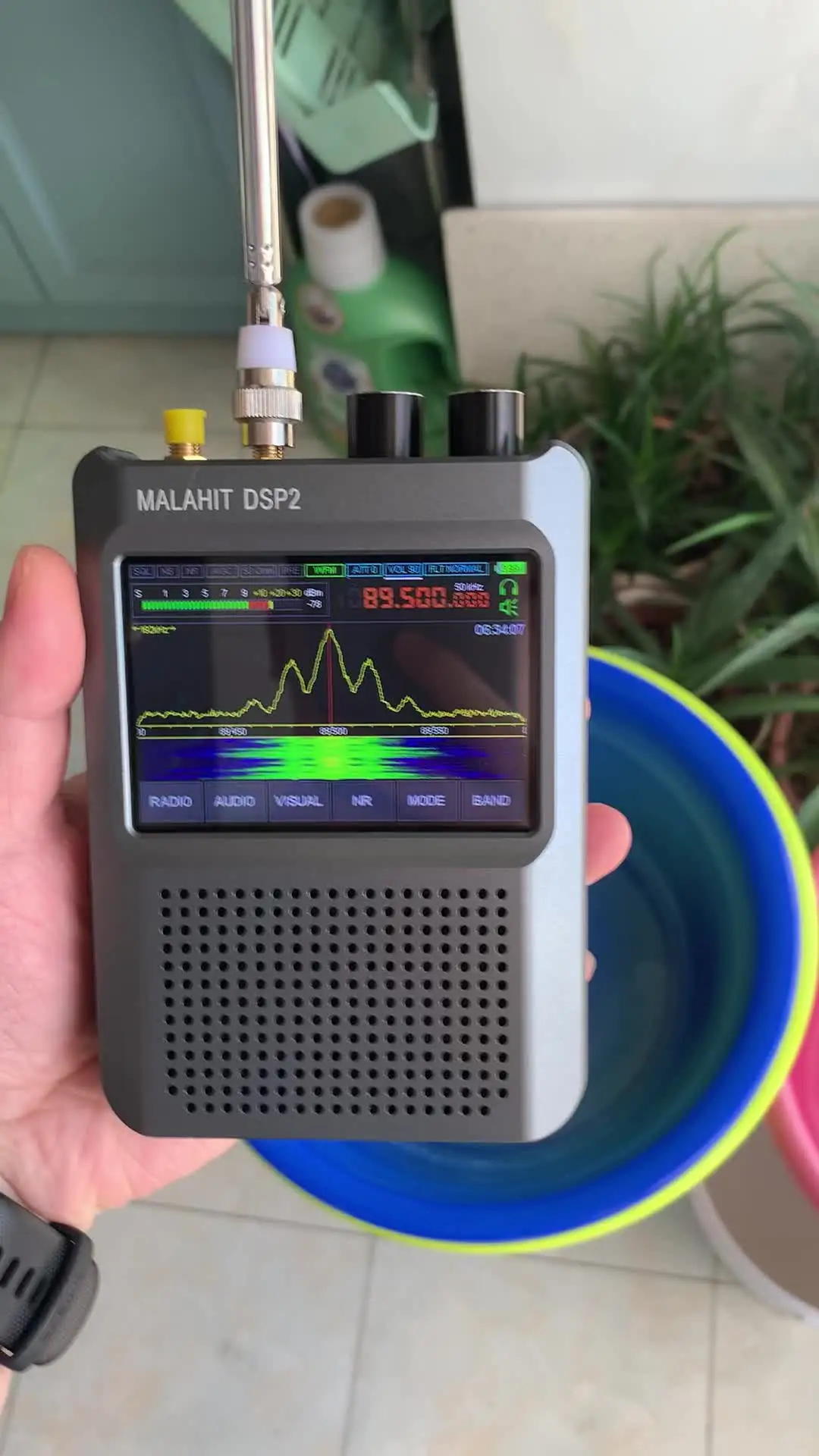 新しい Malahit-DSP2 SDR ラジオ ファームウェア 2.50 純正 第二世代