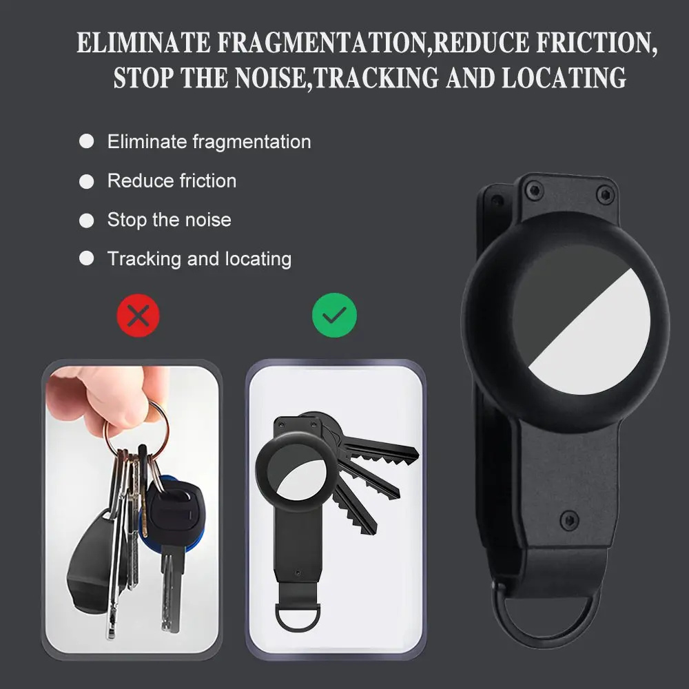 Sleek Aluminum Alloy Key Organizer – Minimalist Compact Key Holder