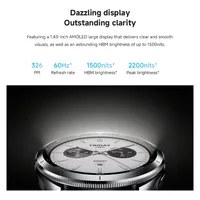 Xiaomi Watch S4 Global Version 1.43'' AMOLED Display NFC Bluetooth Calling 150+ Sports Mode GNSS 486mAh Battery Mi Smartwatch - Image 3