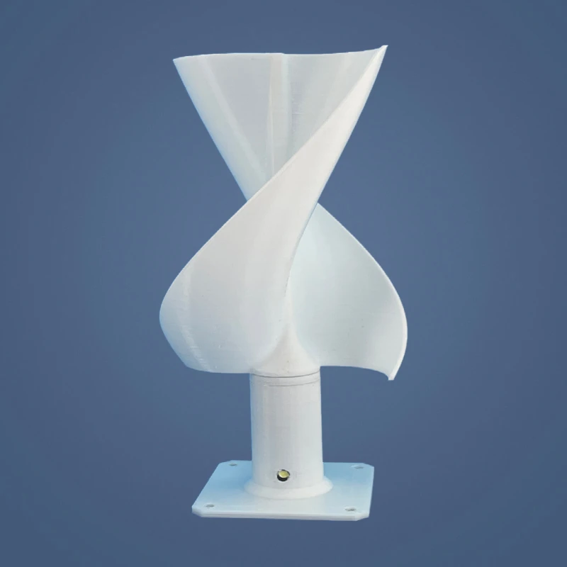 Turbina Eólica Modelo 20w Micro Turbina Eólica com Luz Led Gerador de Vento Vertical para Educação de Energia Livre