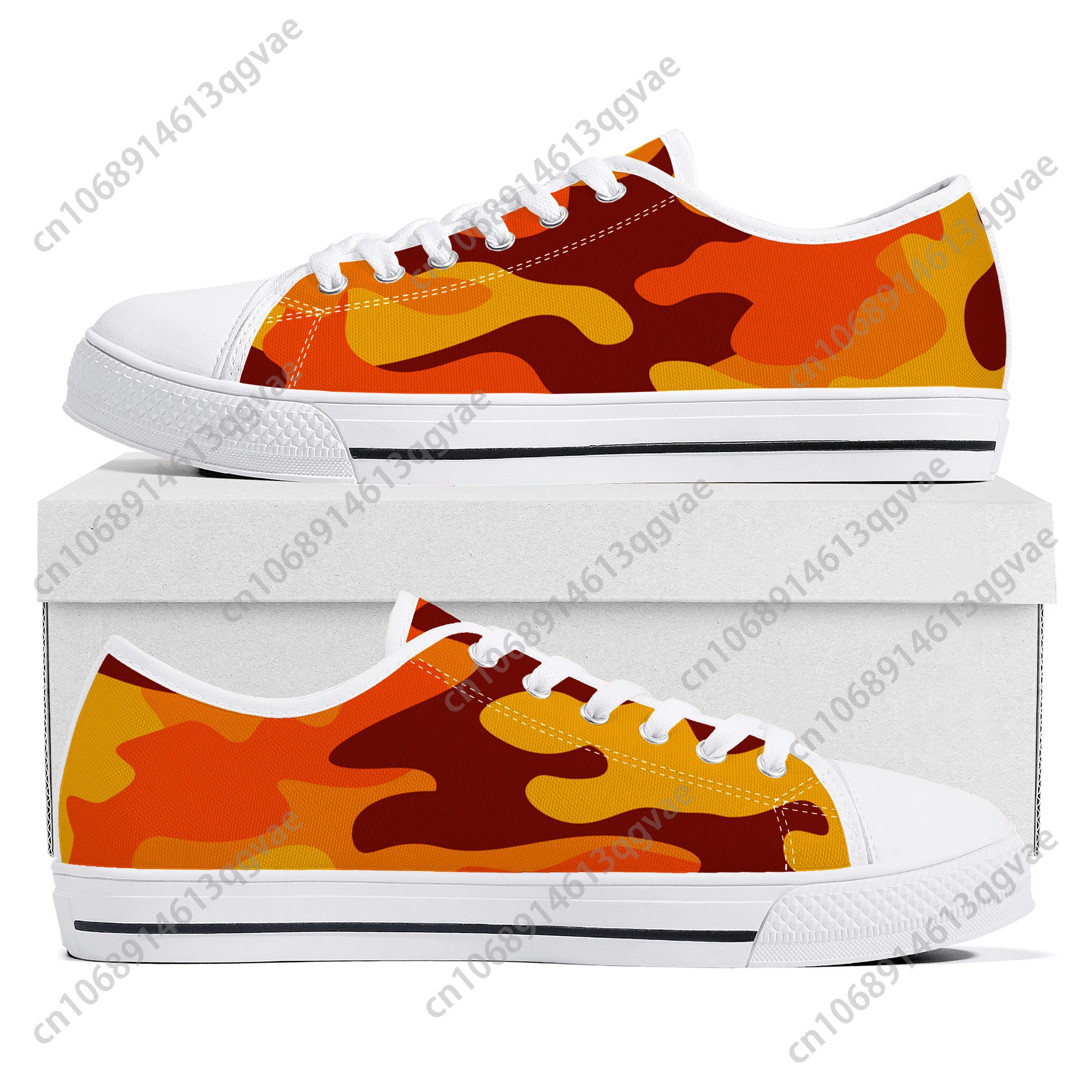 Camo Navy Low Top High Quality Sneakers Mens Womens Teenager Canvas Sneaker Camo Seamless Casual Couple Shoes Custom Shoe
