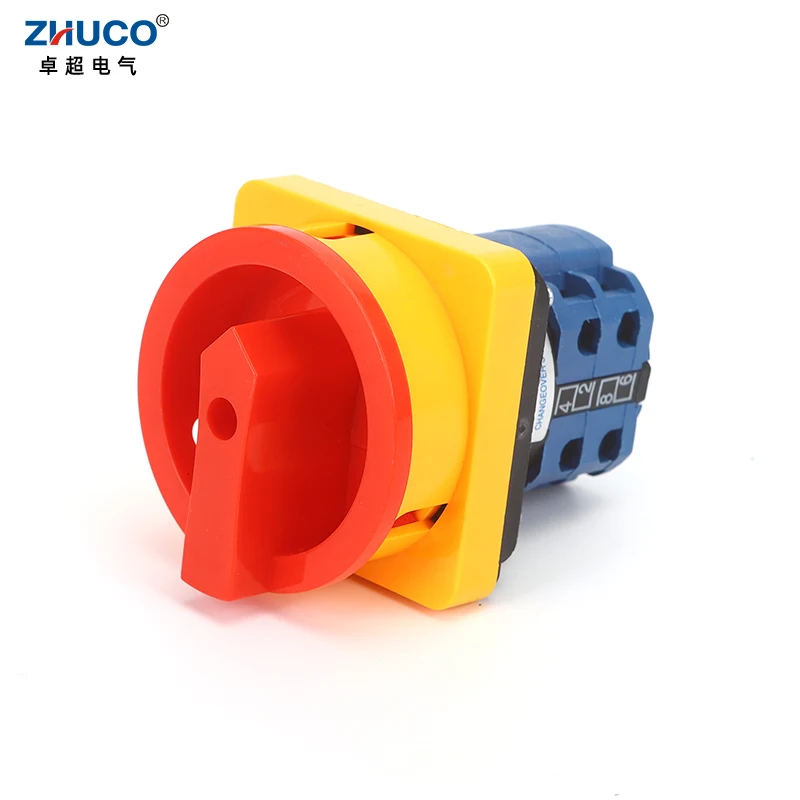 Zhuco Szw26-202Gs 56 X56Mm Pannello 2 Poli 20A Rotary Power Cut-Off Combinazione Manopola Lucchetto Master Control Circuit Cam Switch