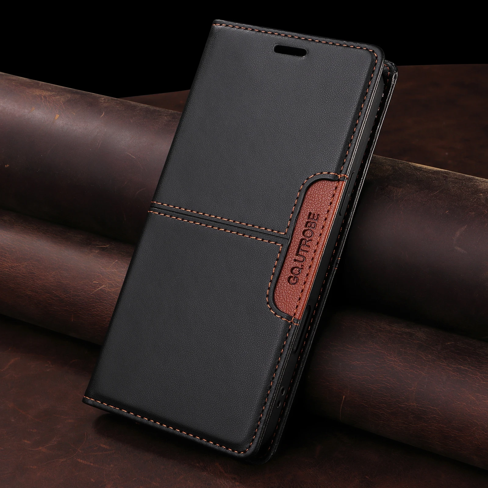 Premium Flip Leather Magnetic Wallet Card Holder Case