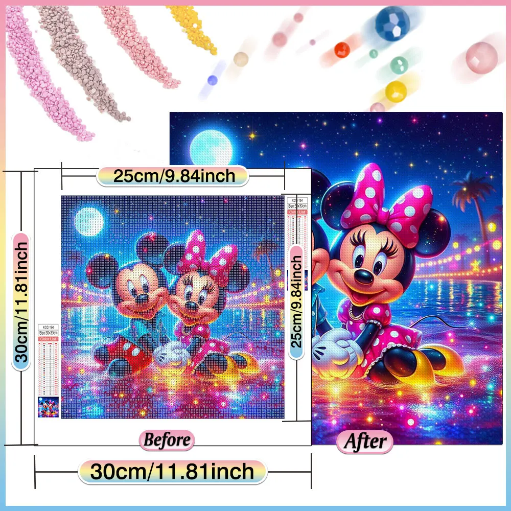 Diamond Painting Disney Mickey et Minnie Mouse