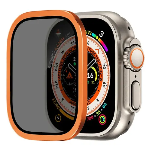 Aluminium Alloy Case+Tempered Glass for Apple Watch Ultra 2 49mm Anti-Scratch Screen Protector for iWatch Ultra 49mm Cover Film - Image 16