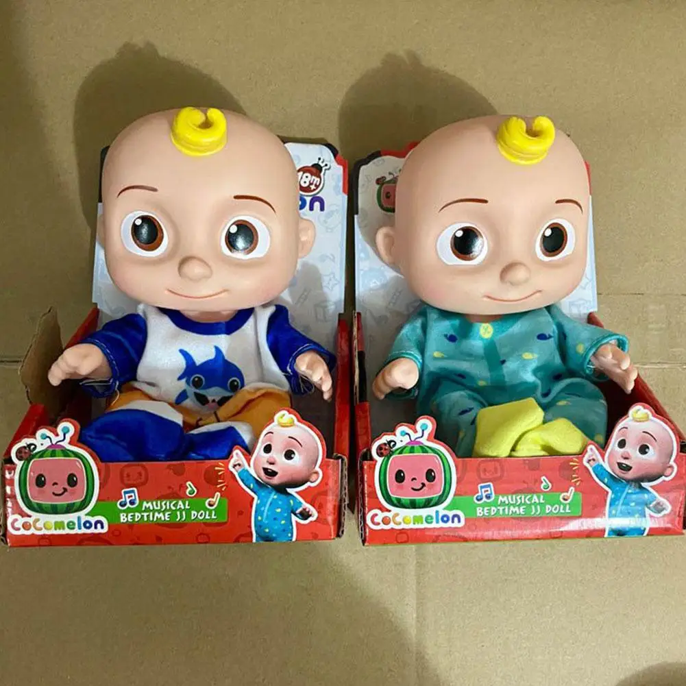 15/23CM Soft PP Cotton Cute Plush Electric Music Doll Soft Compatible Delicate Touch With Bear Shark Accessories 3