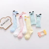 Spring Summer Children Baby Girls Leg Warmer Knee High Socks Cotton Mesh Socks Kid Clothing for Boy Unisex Toddler Cartoon Socks 4