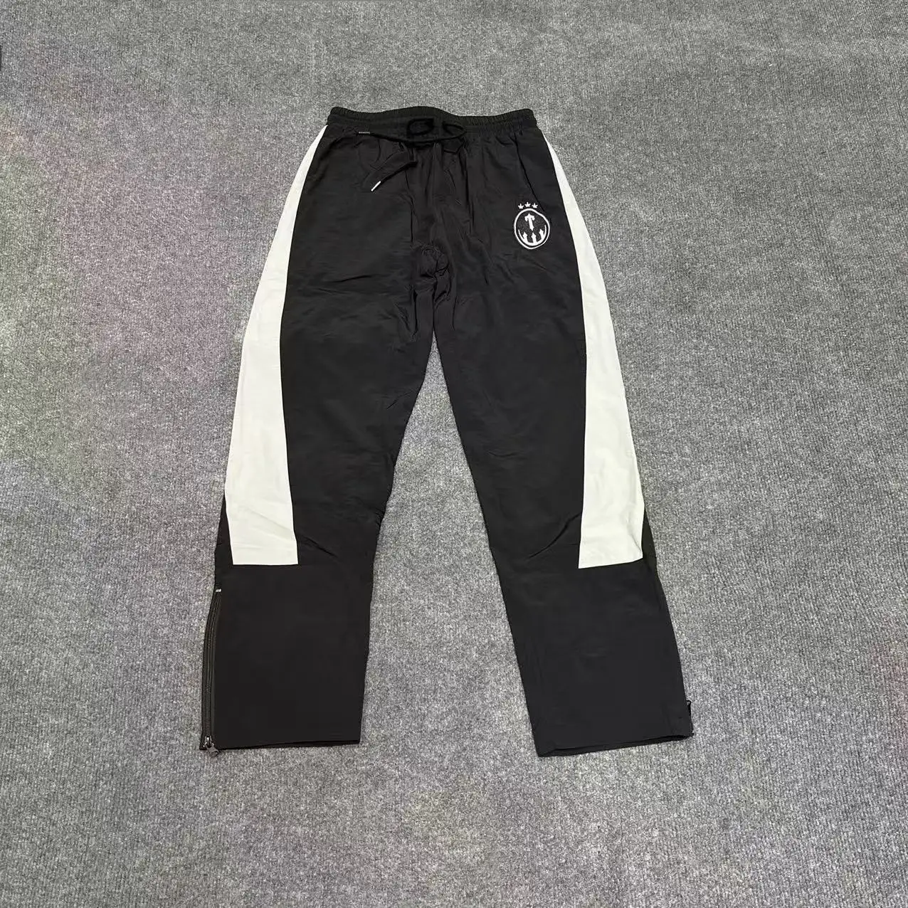 Trapsta Couples Set giacca e pantaloni in cotone streetwear funzionale con coulisse e ricamo per uomo e donna