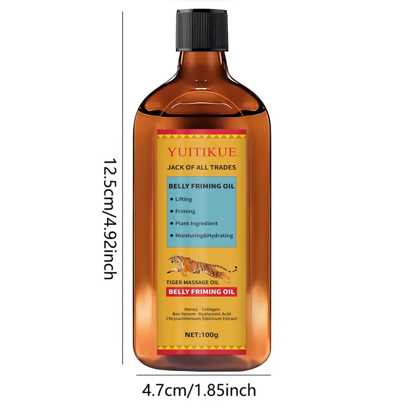100g Belly Firming Oil - Suitable for everyone, firms and moisturizes the skin, locks in moisture, leaves the skin soft, refined