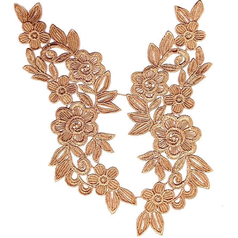 Fioritura Bianco Spento Orlo Perline Abito Da Sposa Motivi Pizzo - Foto 10