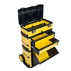 YyhcTool BoxHeavy Duty Stackable Storage Empty Tool Box Rolling Mobile Organizer Tools Case 3
