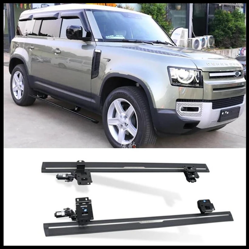 Pedana Laterale Automatica Per Land Rover Defender 110 2021 2022 2023 2024 Interruttore Elettrico Intelligente Controllo Porta Pedana Bar