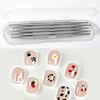 Nail Dotting Tool for Mandala Painting Rhinestone Picker Nail Art Pen Dots Tools Rhinestones Applicator Pointer for Decoration 6