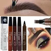 4 Splitted Head Eyebrow Pencil Long Last Smudge Proof Waterproof Sweat Proof High Pigmented Easy Applying Liquid Eyebrow Pencil 1