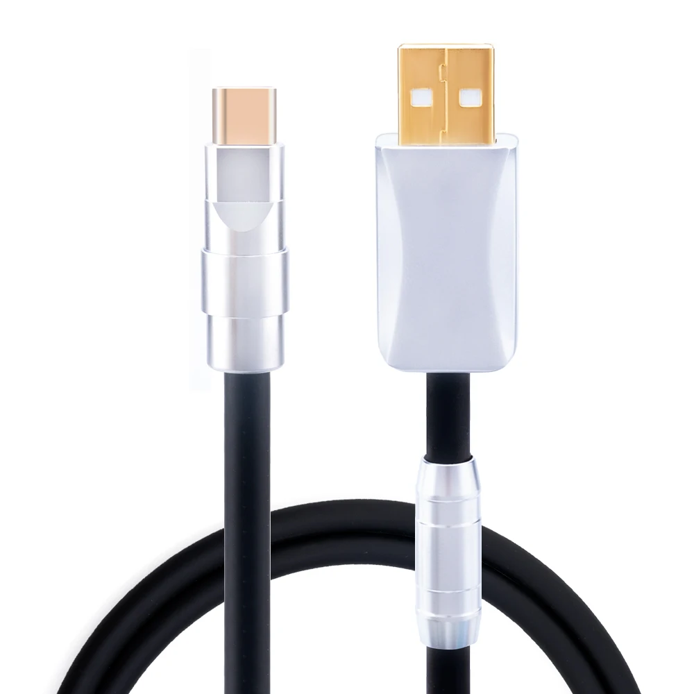 

Mogami Hifi USB 2.0 Type A To Type C Lightning USB Cable for Audio DAC Power Amplifier Carpaly PC Tablet Handcrafted
