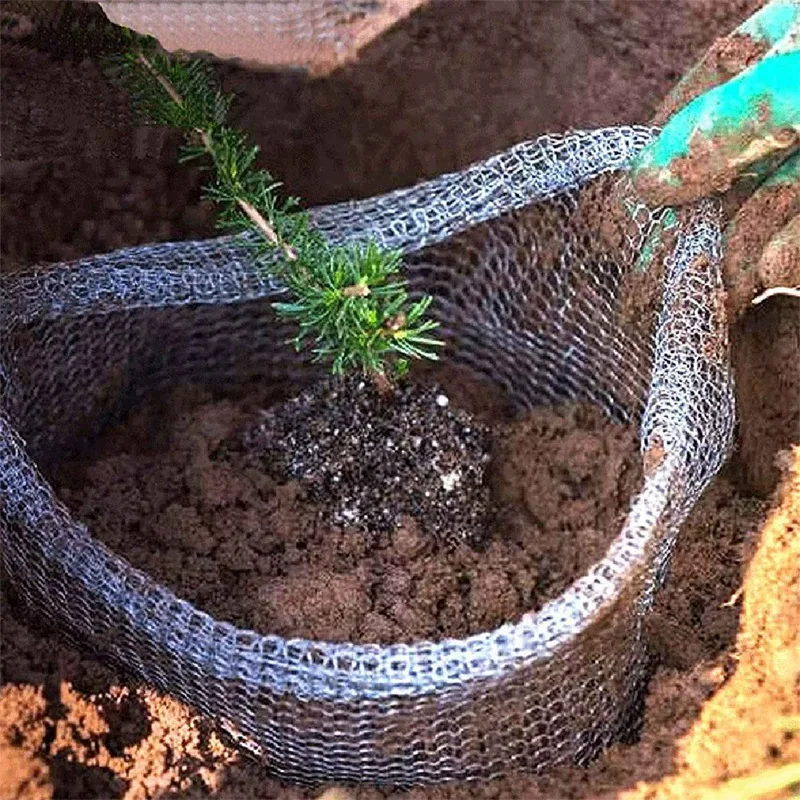 Plant Root Guard Baskets 12 Pcs Root Guard Wire Basket Cages Underground Stainless Steel Wire For Plants In Garden