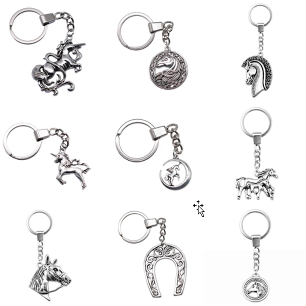 Unicorn Horse Toy Keychain Key Ring Horses Unicorns Unicorn Fashion