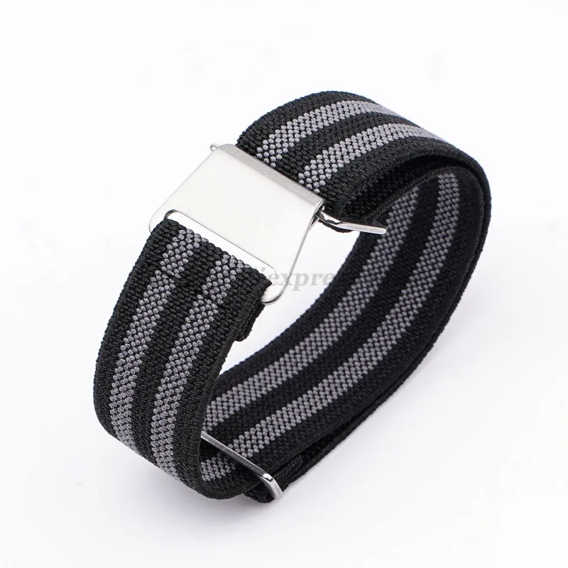 Versatile Parachute Elastic Nylon Watch Strap - Outdoor Sport & Military Style Accessory
