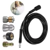 High Pressure Car Washer Hose Steel Wire Braid Car Washer Pipe Extension Hose Water Hose for Karcher K2 K3 K5K7 Pressure Cleaner 5