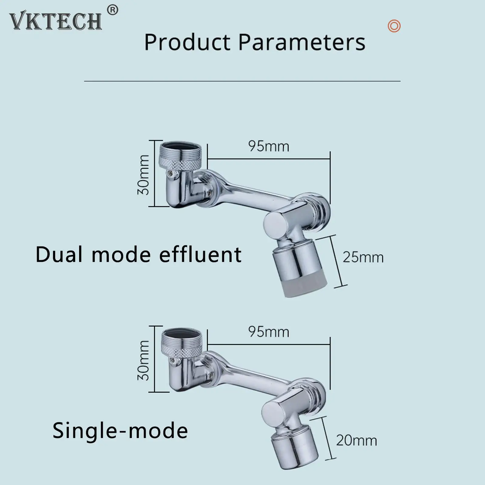 Tête de Pulvérisateur à Rotation Universelle à 1080 °, pour Extension Fets  /05, Moteurs d'Aérateur, Buse, Robinet de Cuisine, Lavabo, Bras de Robot en  Cuivre - AliExpress