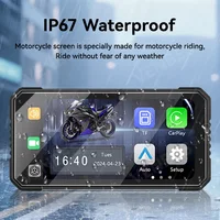 VENBES Motorcycle Carplay 6.25-Inch GPS Navigation Wireless Android Auto IP67 BT 5.0 Dual DVR Safe Driving - Image 5