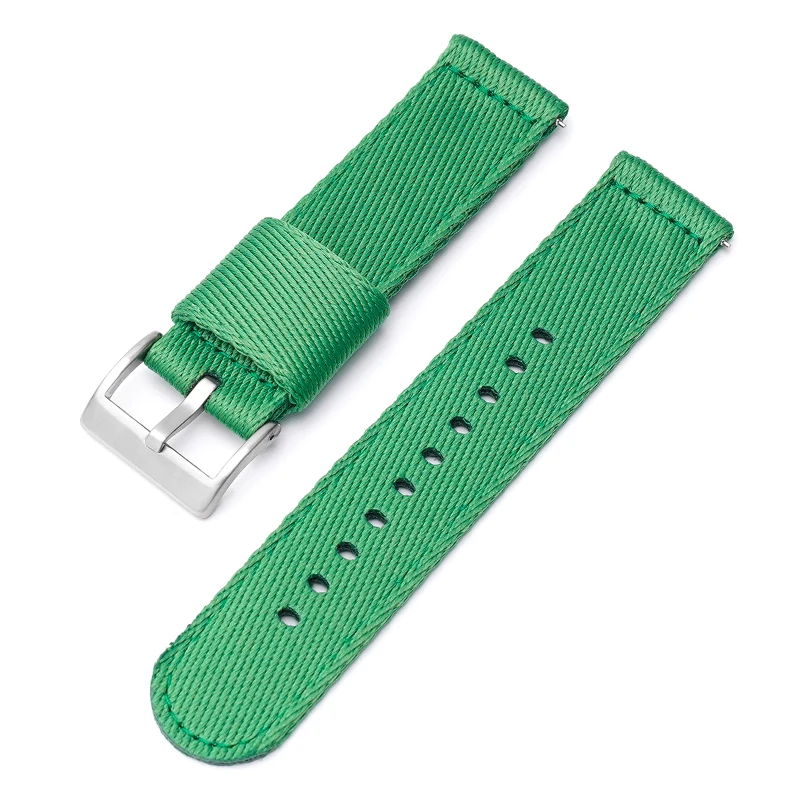 Universal Nylon Woven Canvas Watch Strap for Men - 20mm/22mm Outdoor Sports Band