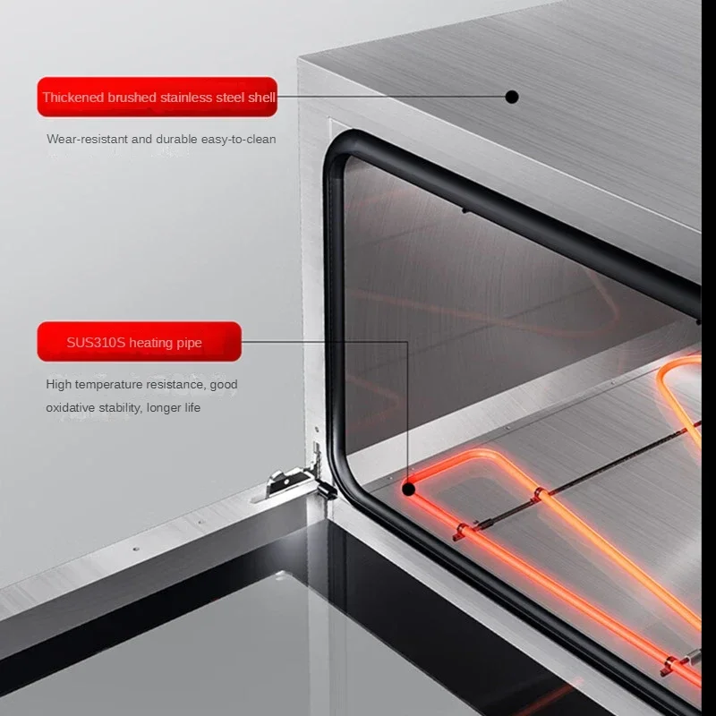 Hauswirt 58 Liters Commercial Oven Special Open Hearth Electric Oven Multi-functional Baking Oven Precise Temperature Control 6