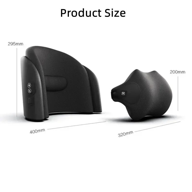 NEW Car Massage Neck Support Pillow Seat Back Headrest Pillow Support Simulation Human Massage Travel Home Pillow