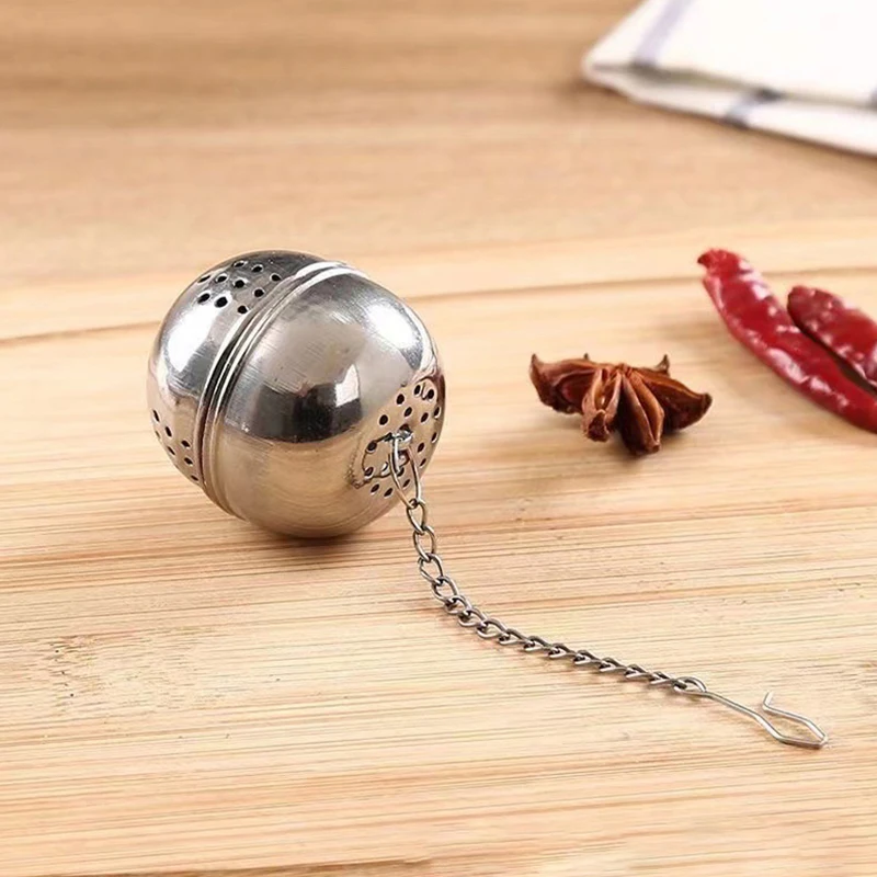 Stainless Steel Tea Infuser Tea Leaves Diffuser Spice Seasoning Ball Strainer Teapot Fine Mesh Coffee Filter Kitchen Accessories tea infuser,tea strainer,tea filter