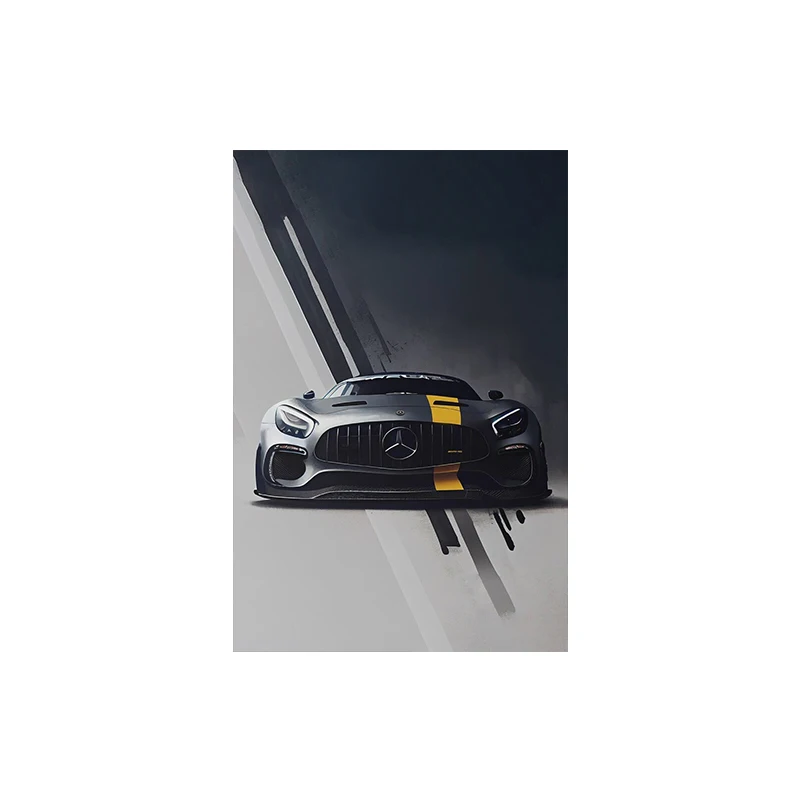 Retro Sports Car 911 Graffiti Canvas Painting Classic F40 Watercolor Poster Fashion Luxury Racing Wall Art Game Room Home Decor image 22