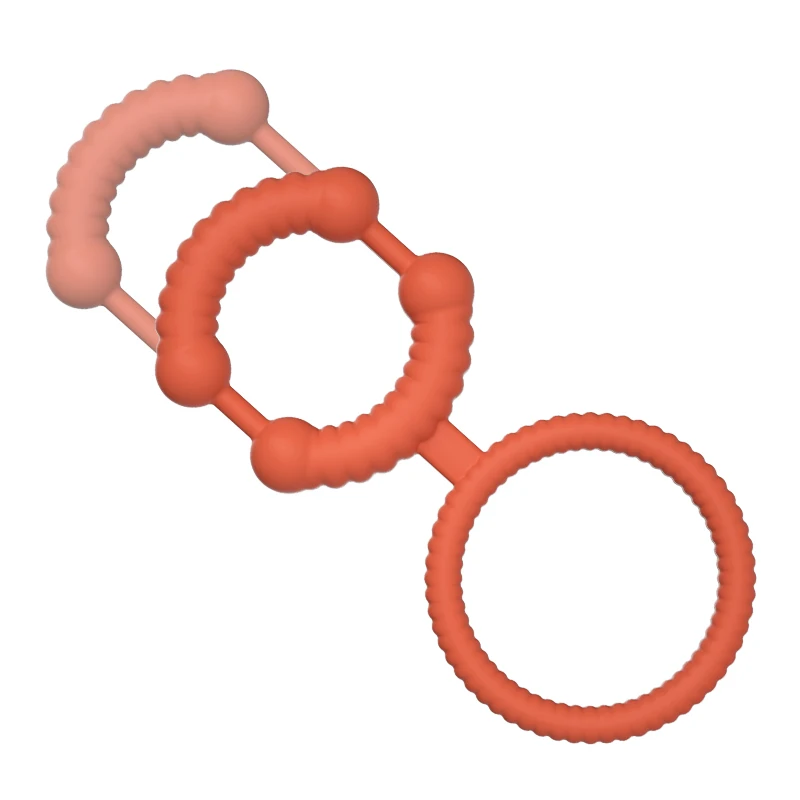 Penis Cock Ring Silicone Ejaculation Delay Cock Rings Dick Erection Male Chastity Adult Sex Toys For Men Lock Sperm Trainer