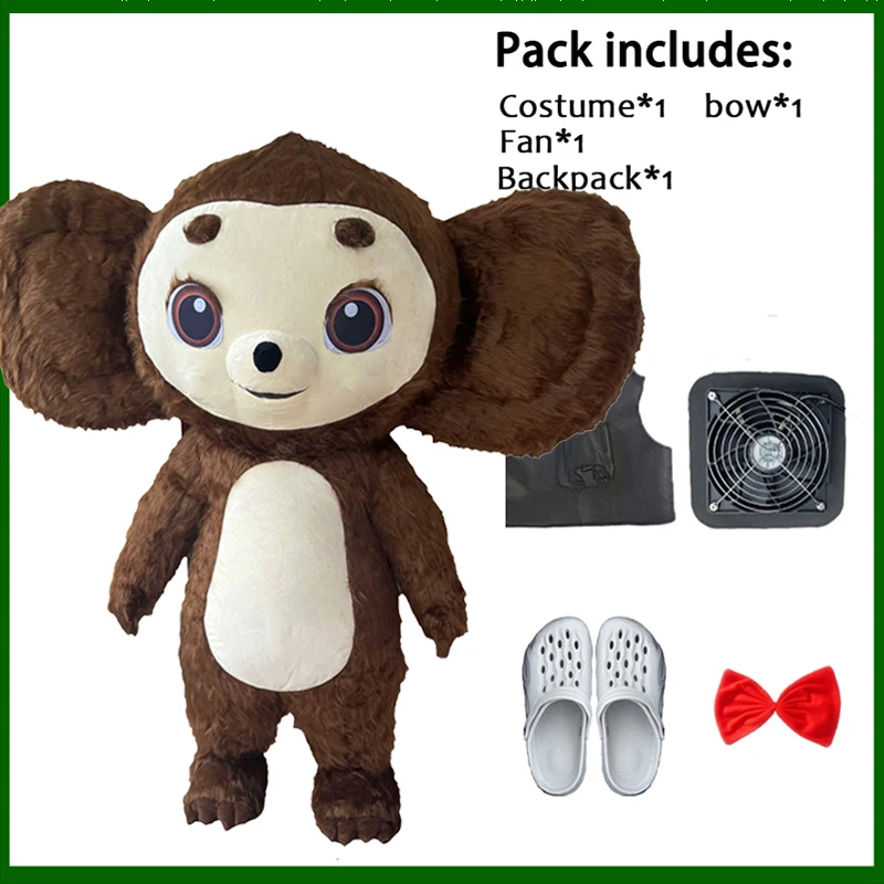 thumbnail image 1 of Disfraz inflable de oso polar panda de 2 m/2,6 m/3 m para publicidad, disfraz divertido de mascota para adultos, para Navidad y Halloween, 1 of 5