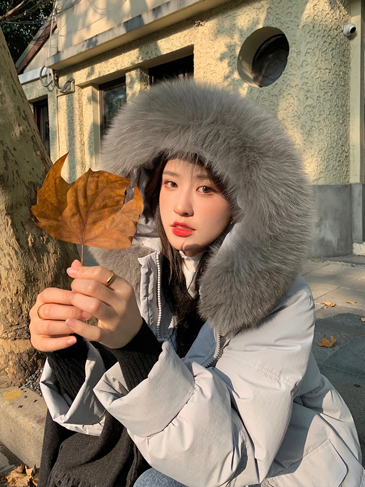 Winter Fashion Design Sense Niche Thick below the Knees Long down Jacket Women's Mid-Length