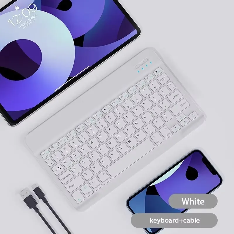 Universal 10 inch Bluetooth Keyboard for iPhone/Samsung/Xiaomi/Huawei Phone Wireless Keyboards Universal for Tablet Laptop