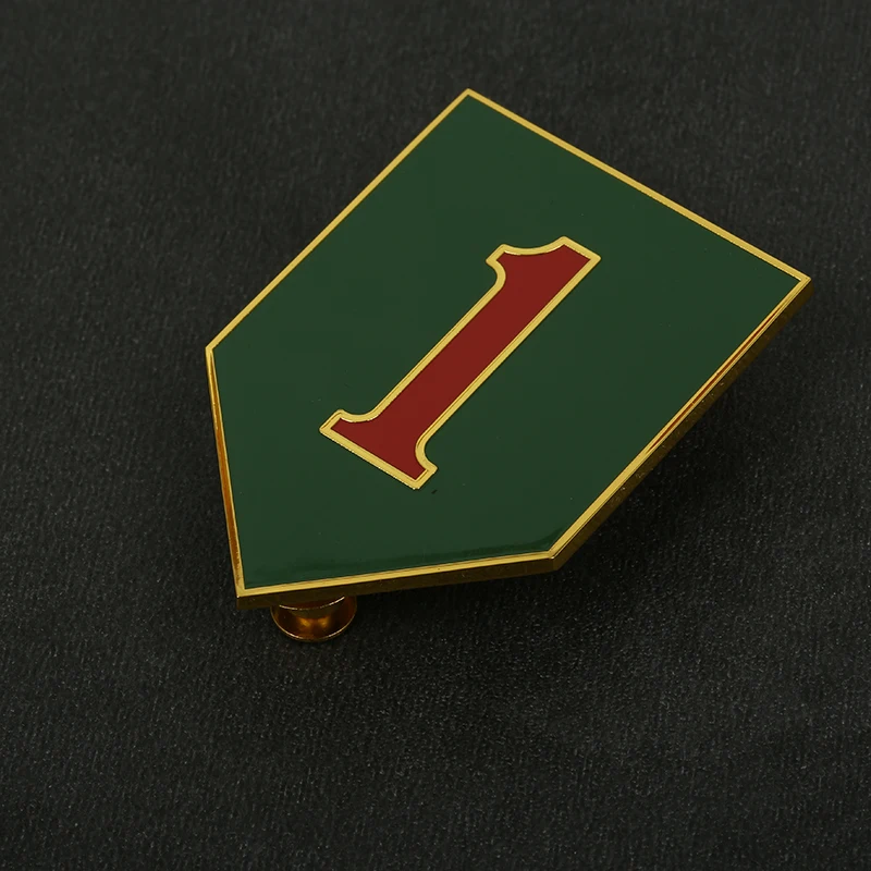 US ARMY 1ST INFANTRY DIVISION COMBAT SERVICE IDENTIFICATION BADGE (CSIB) ASU BADGE INSIGNIA LARGE SIZE