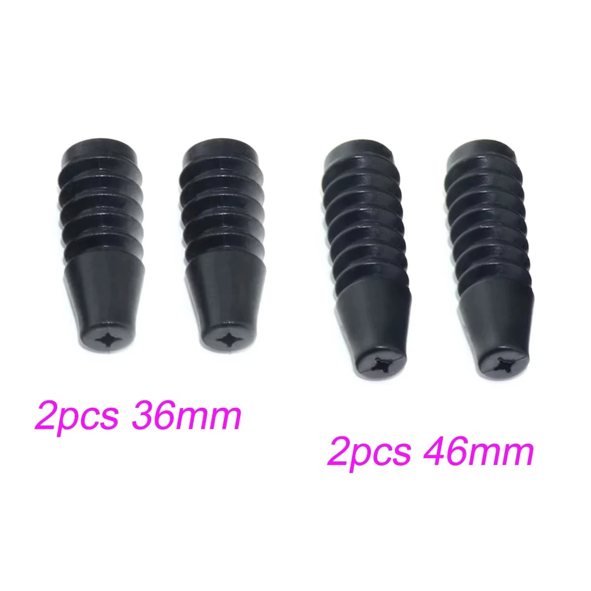 Set de 4 Pneus en Caoutchouc pour Voiture RC 36mm/46mm