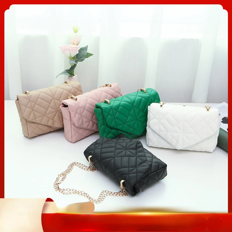 

Женская маленькая квадратная сумка с вышивкой, повседневный мессенджер на цепочке с алмазной вышивкой, дизайнерский роскошный саквояж на плечо