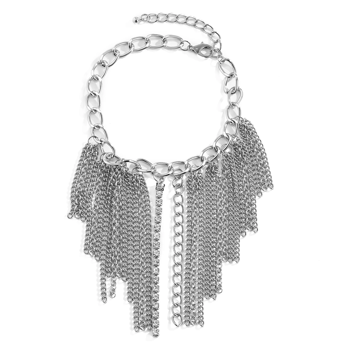 IngeSight.Z Multi Layered Link Chain Tassel Bracelets Anklets for Women Punk Gold Color 22 S002d32341eb640638da949e556223cec0