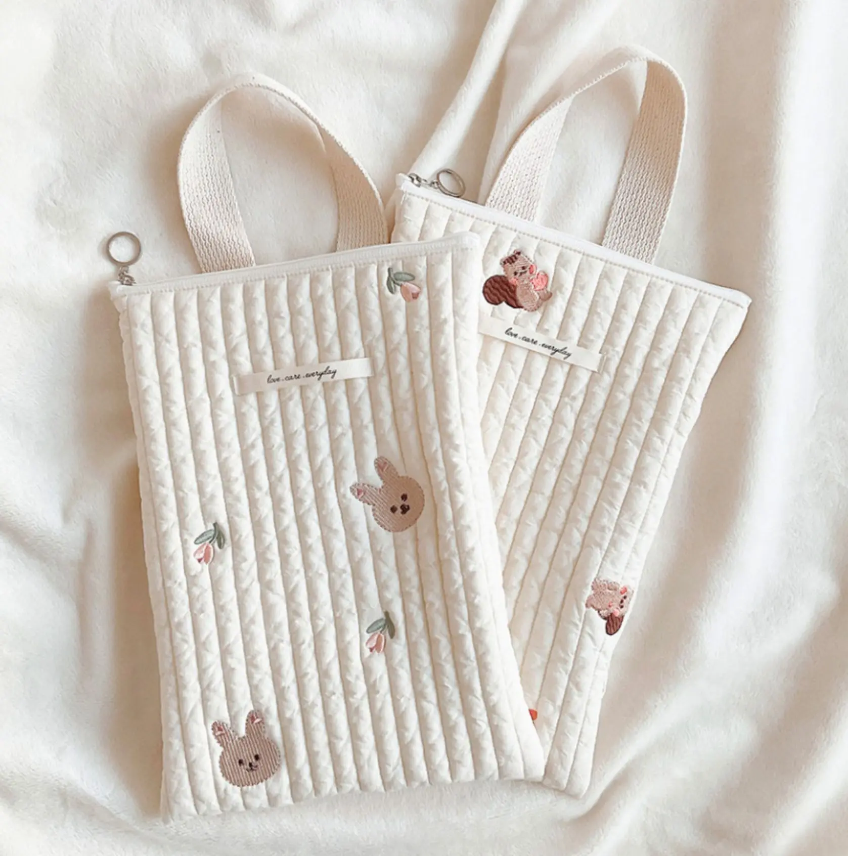 Mommy Bag Diaper Nappy Bag Baby Stuff Organizer Mini Handbags Caddy Storage Bag for Mom Cute Bear Babies Accessories 5