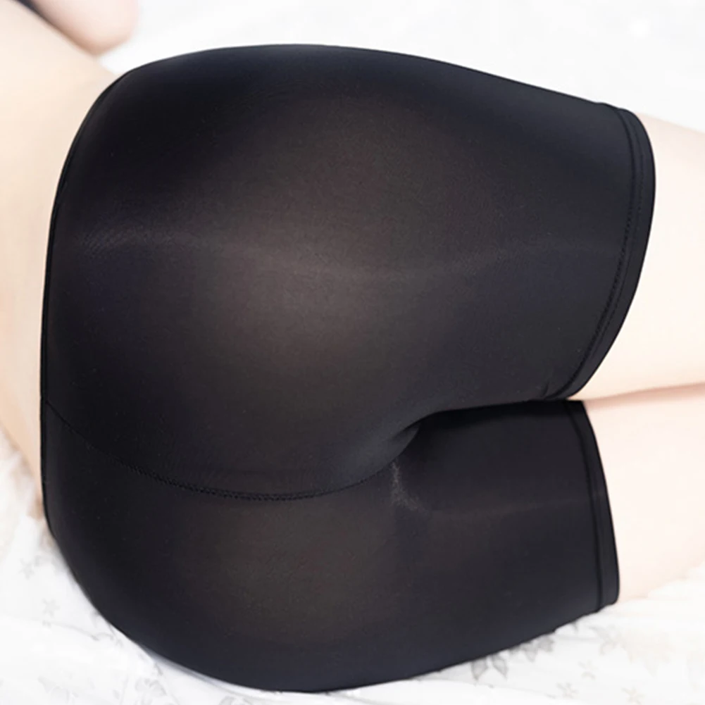 Ladies Sexy See Through Stretchy Underwear Panties Boxer Shorts See Through Flat Slip Ons