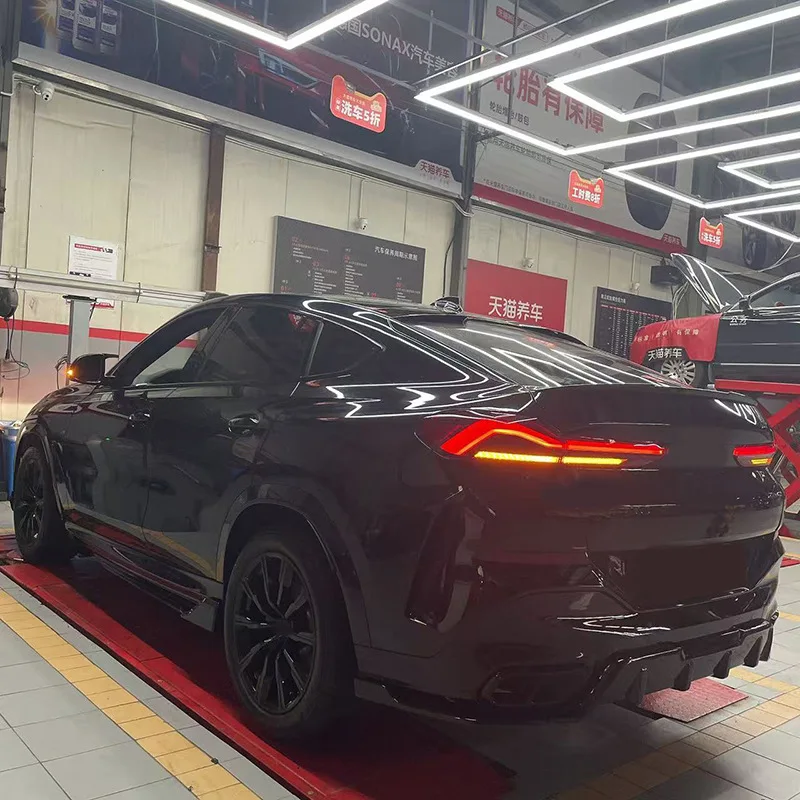 G06 BMW X6 2020 2021 2022 2023 2024 2025년식 차량용 리어 윙 립 스포일러 자동차 부품