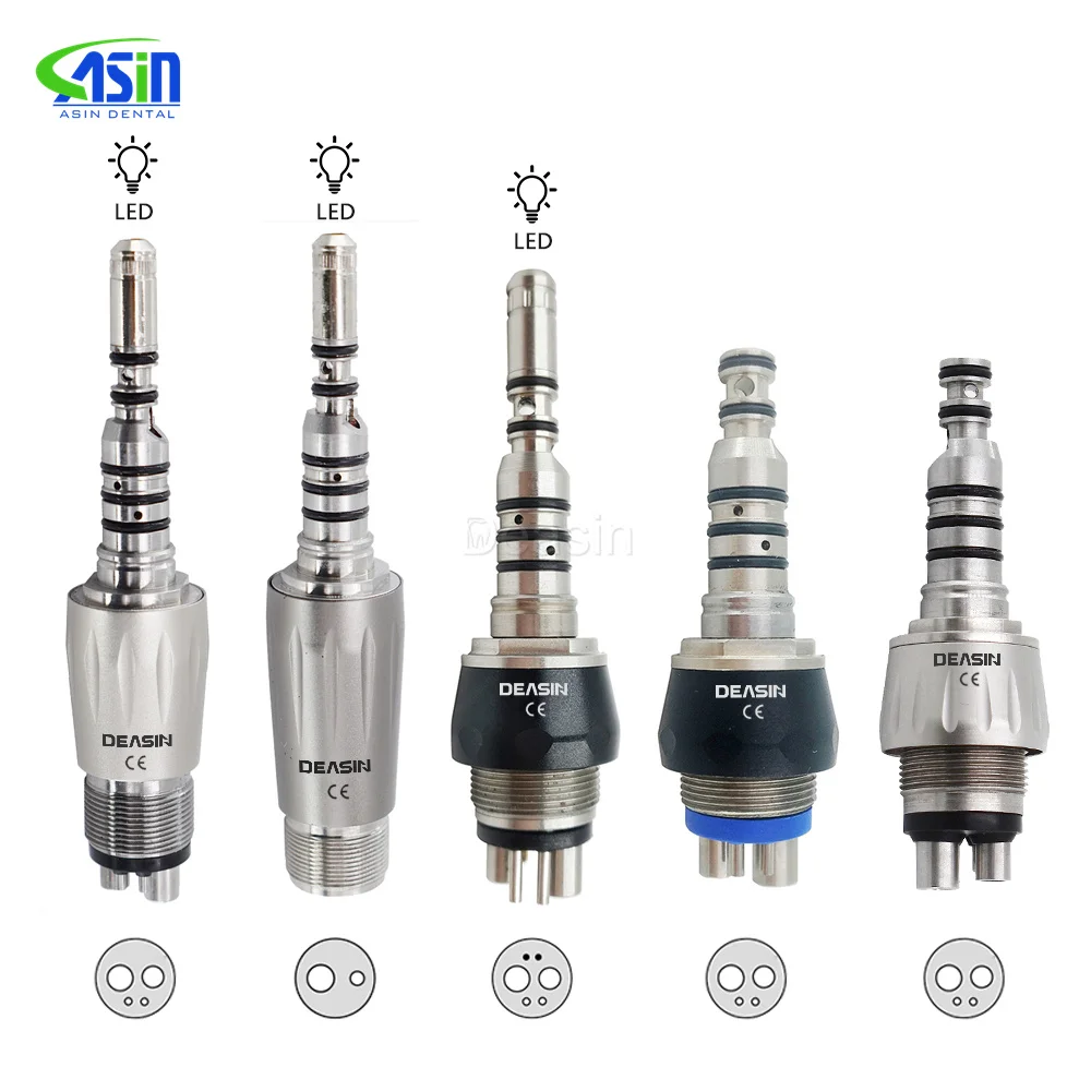 DentalQuickCouplerCouplingFitKavoFiberOpticHandpiece4Hole