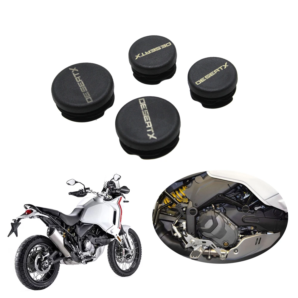 

Motorcycle Fit For DUCATI DESERTX DESERT X 2022 2023 Frame Hole Cover Caps Plug Decorative Frame Cap