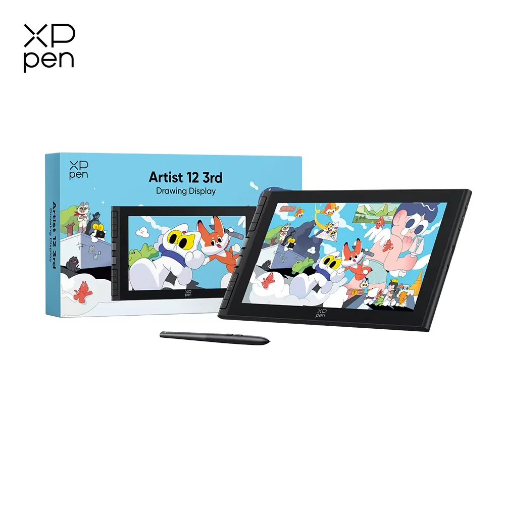 XPPen Artist 12 3rd Portable Drawing Display with New X4 Smart
