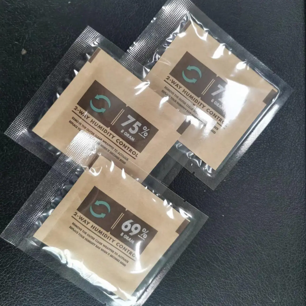 Humidor Packets,69% 72% 75% 8 Grams 2-Way Humidity Control Humidor Relative Humidity Packs, Cigar Humidifier Bag CA01 5