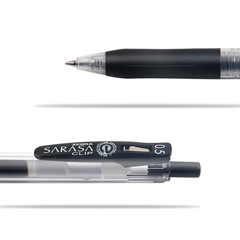 Japan 10 Pens Zebra Sarasa 0.7mm roller ball pen blue black super smooth